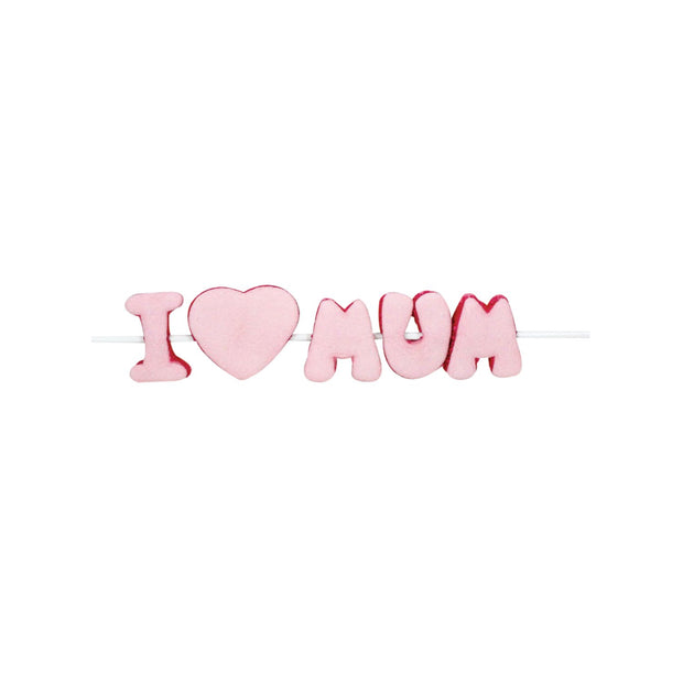 I Love Mum marshmallow Lollypop