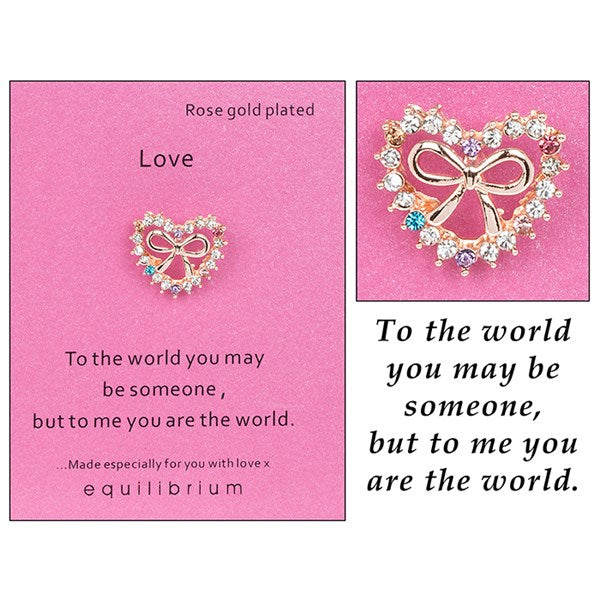Equilibrium Sentiment Love Pin Brooch