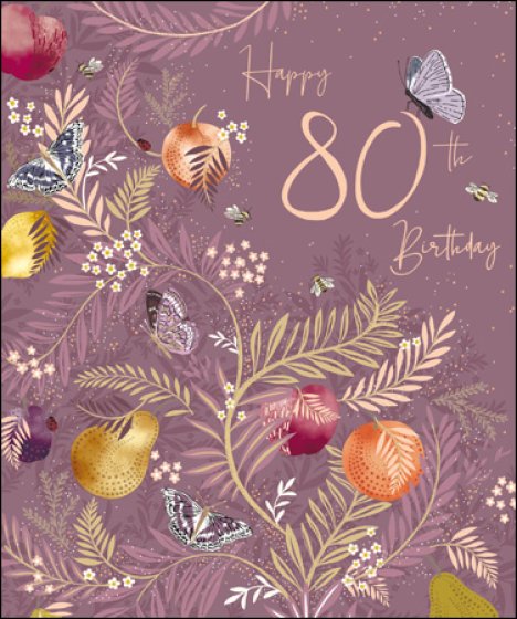 Woodmansterne 80th National Trust Birthday Card