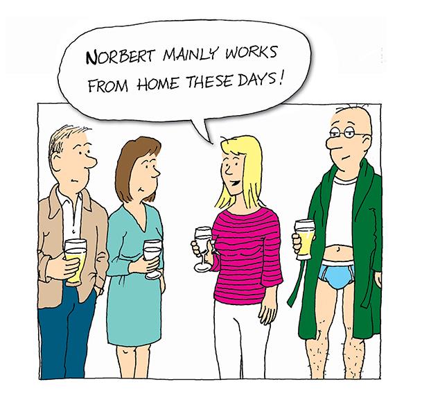 Emotional Rescue Norbet & Val Humour Blank Card