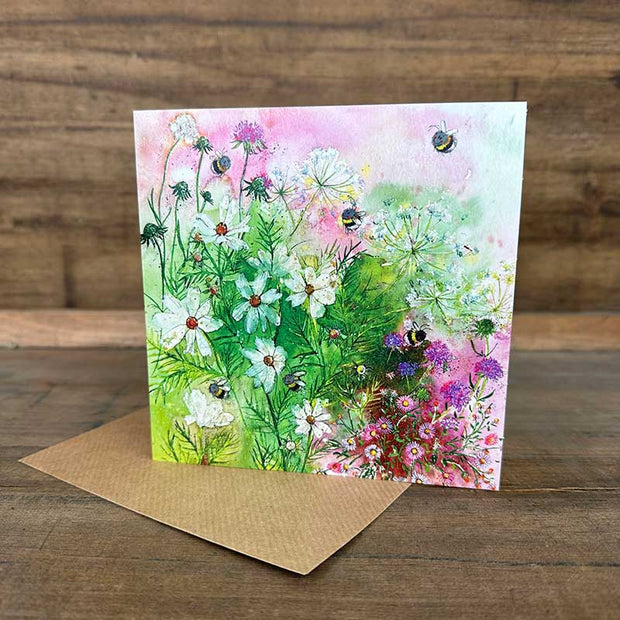 Alex Clark Bees in Summer Blank Card*