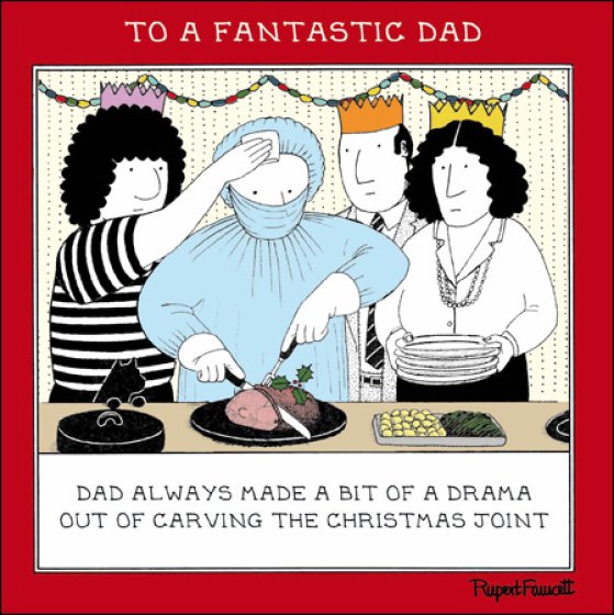 Woodmansterne Dad Christmas Card
