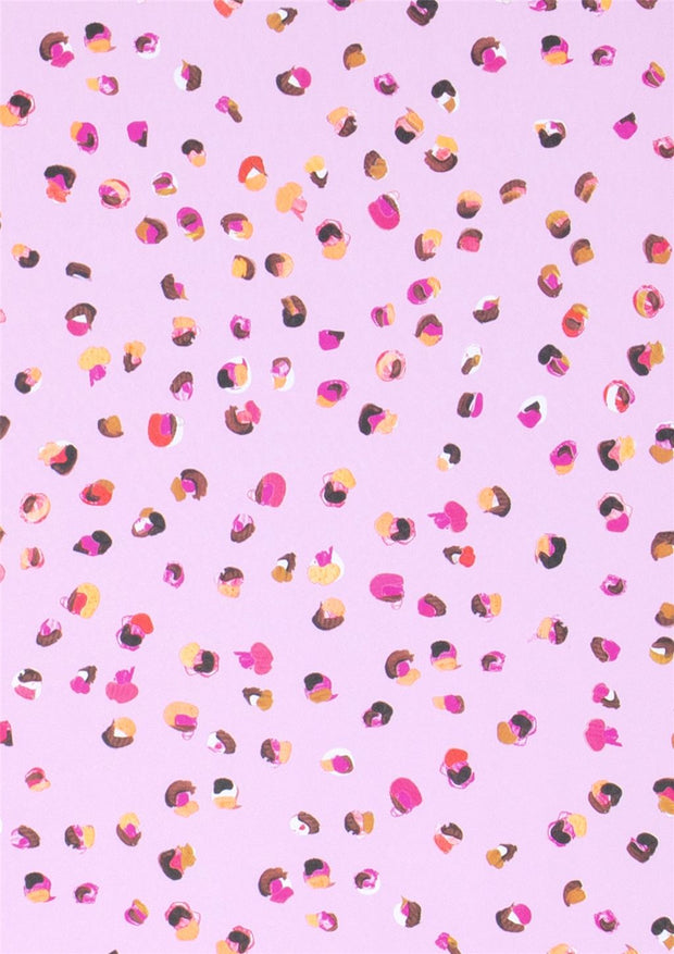 Glick Paper Salad Pink Leopard Print Flat Wrap
