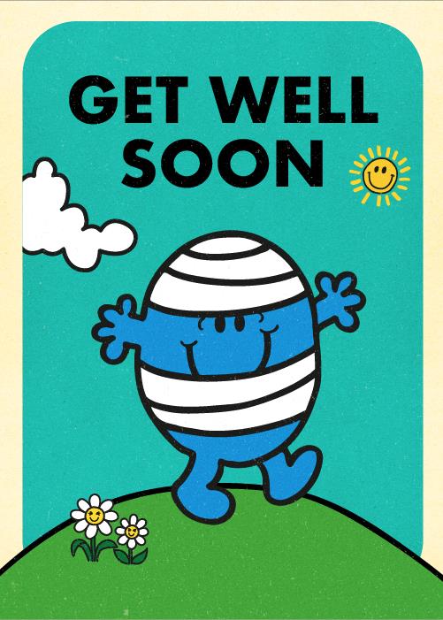 Danilo Mr Men Get Well Soon Card *