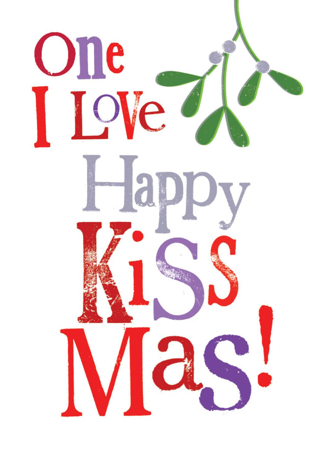 Planet Brightside One I Love Christmas Card**