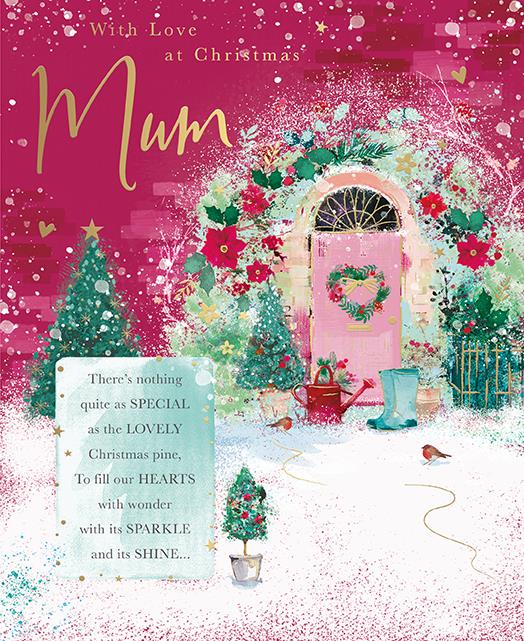 Words N Wishes Mum Christmas Card