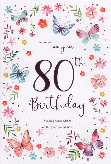 ICG 80th Birthday Card