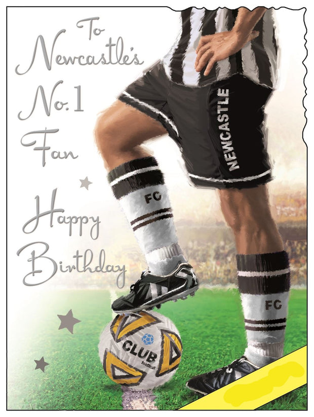 Jonny Javelin Newcastle's No.1 Fan Birthday Card*