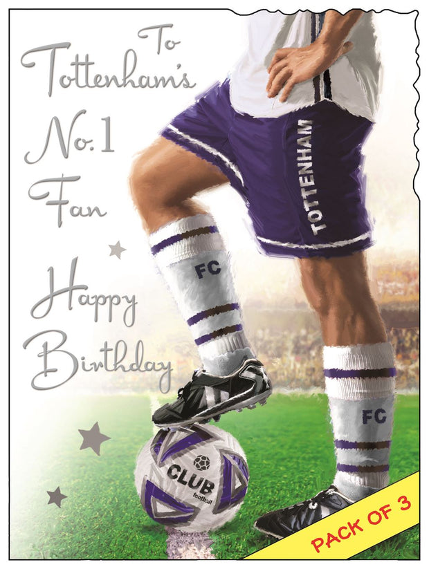 Jonny Javelin Tottenham's No.1 Fan Birthday Card*