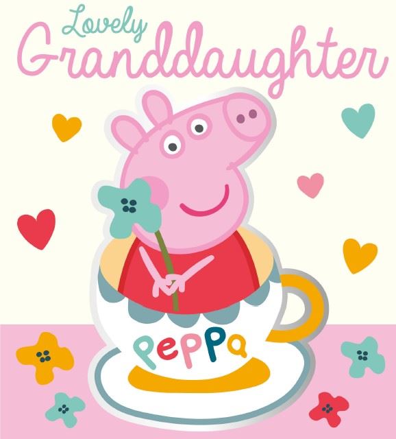 Peppa Pig Granddaughter Birthday Card*