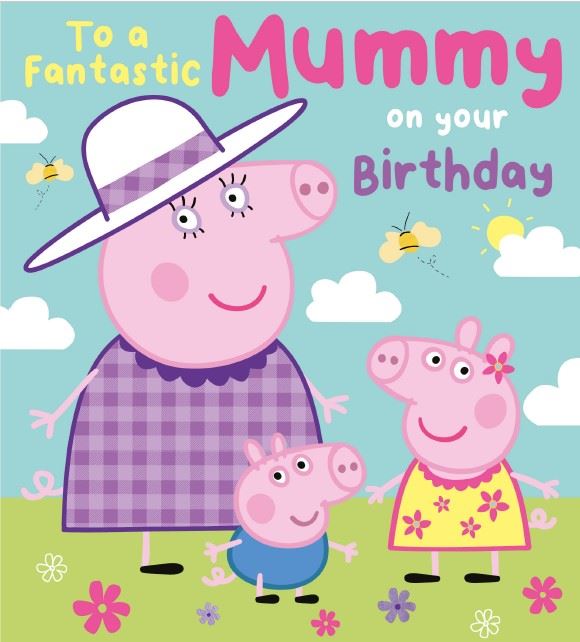 Peppa Pig Mummy Birthday Card*