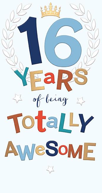 Words N Wishes 16th Birthday Card*