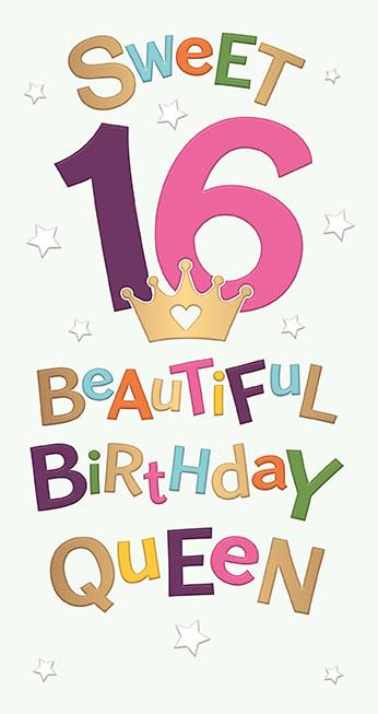 Words N Wishes 16th Birthday Card*