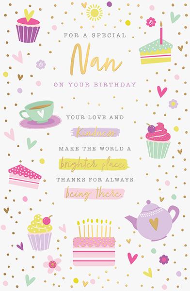 Words N Wishes Nan Birthday Card*