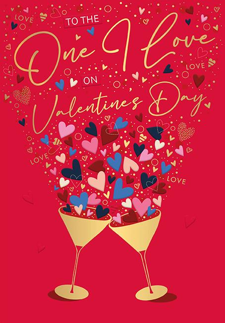 Words N Wishes One I Love Valentine's Day Card