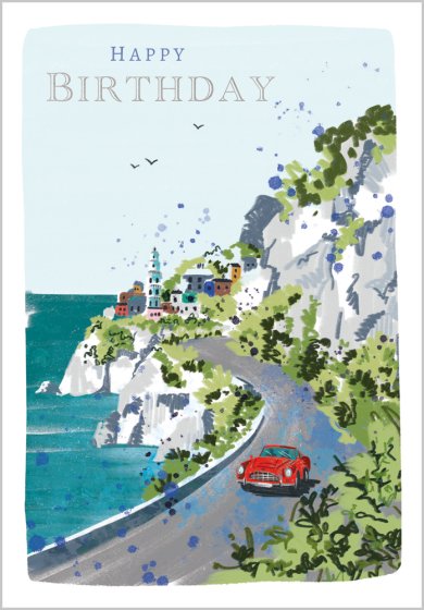 Abacus Coastal Road Birthday Card*