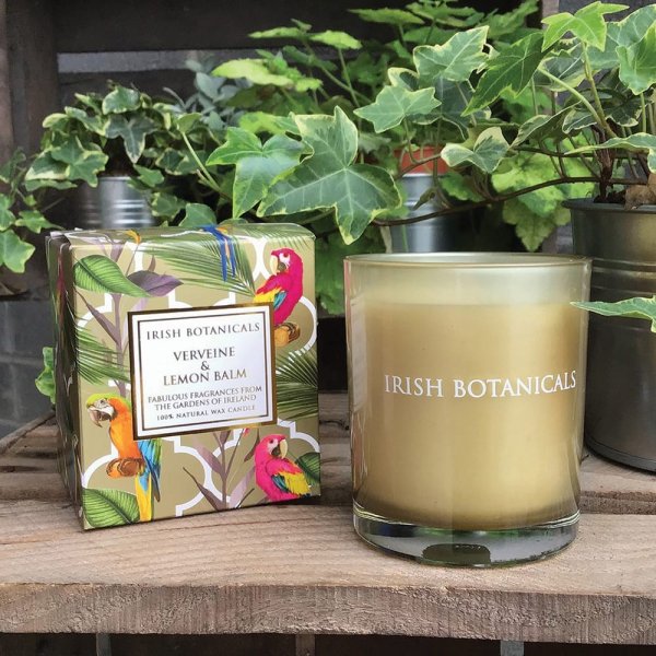 Irish Botanicals Verveine And Lemon Balm Candle