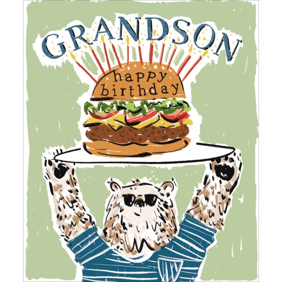 Woodmansterne Grandson Birthday Card
