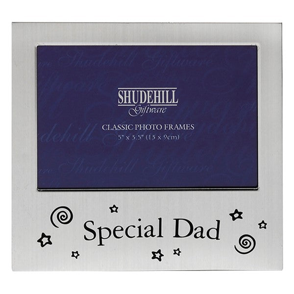 Satin Silver Finish Dad 5 x 3.5 inch Frame