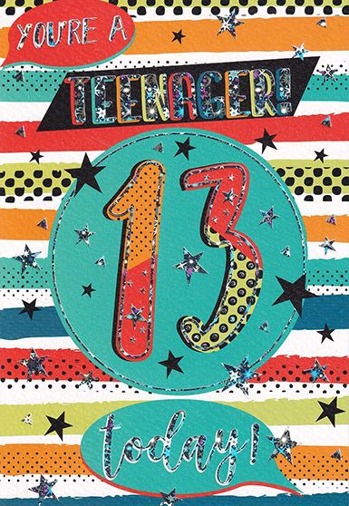 ICG 13th Teenager Birthday Card*