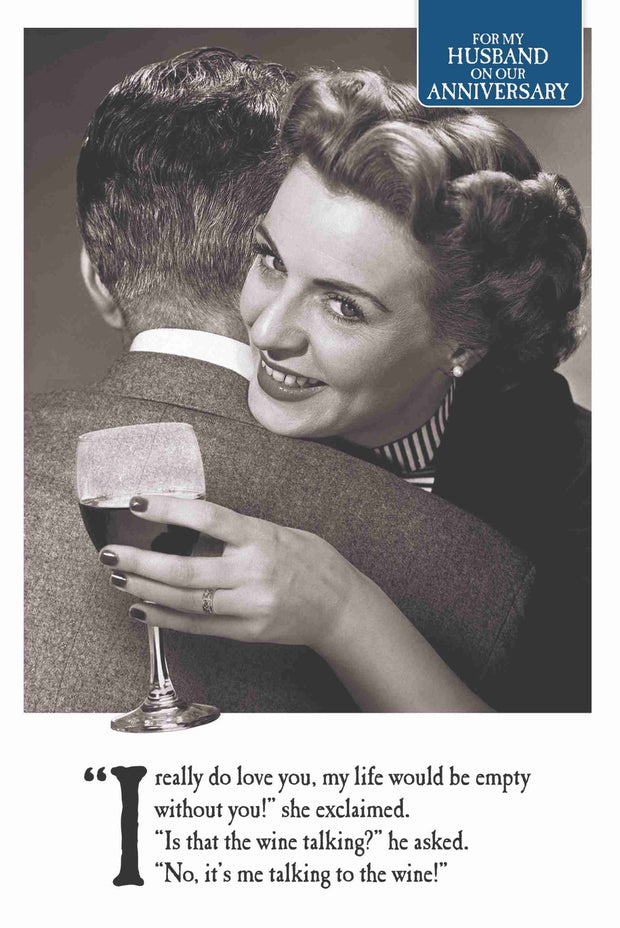 Emotional Rescue Husband Humour Anniversary Card
