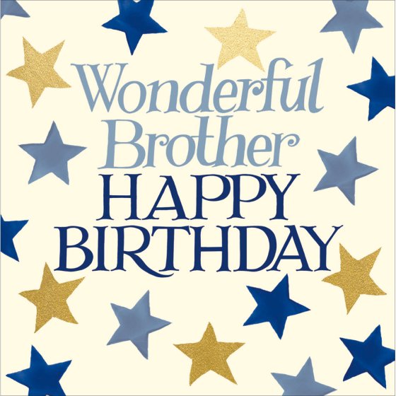 Woodmansterne Emma Bridgewater Brother Birthday Card*