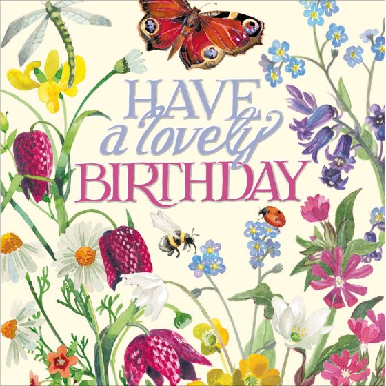 Woodmansterne Emma Bridgewater Flower Meadow Birthday Card*
