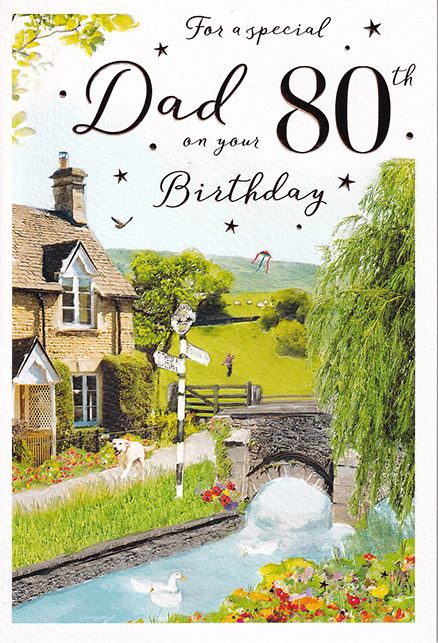 ICG Dad 80th Birthday Card*