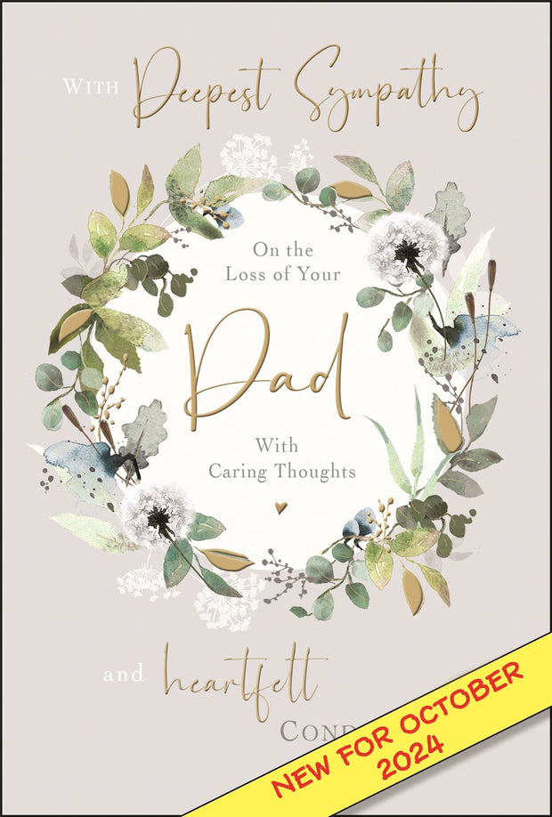 Jonny Javelin Sympathy Loss of Dad Card*