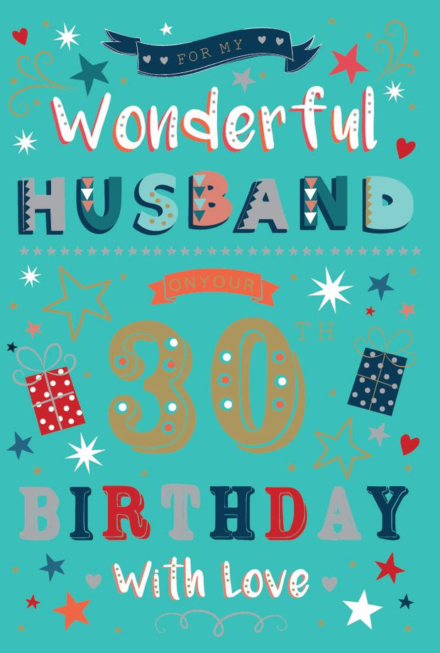 ICG Husband 30th Birthday Card*