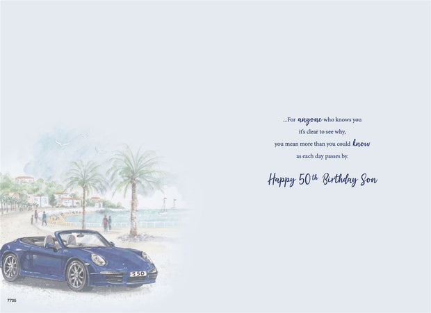 ICG Son 50th Birthday Card