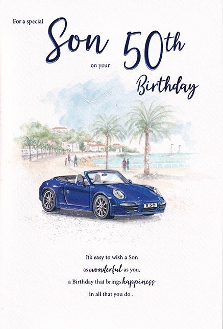 ICG Son 50th Birthday Card