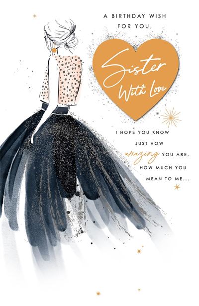 Gibson Sister Birthday Card