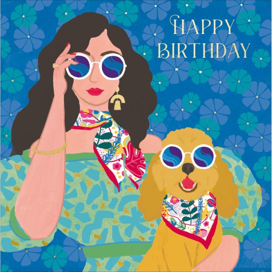 Woodmansterne Pawfect Pose Birthday Card*