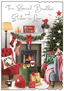Jonny Javelin Brother and Sister in Law Christmas Card**
