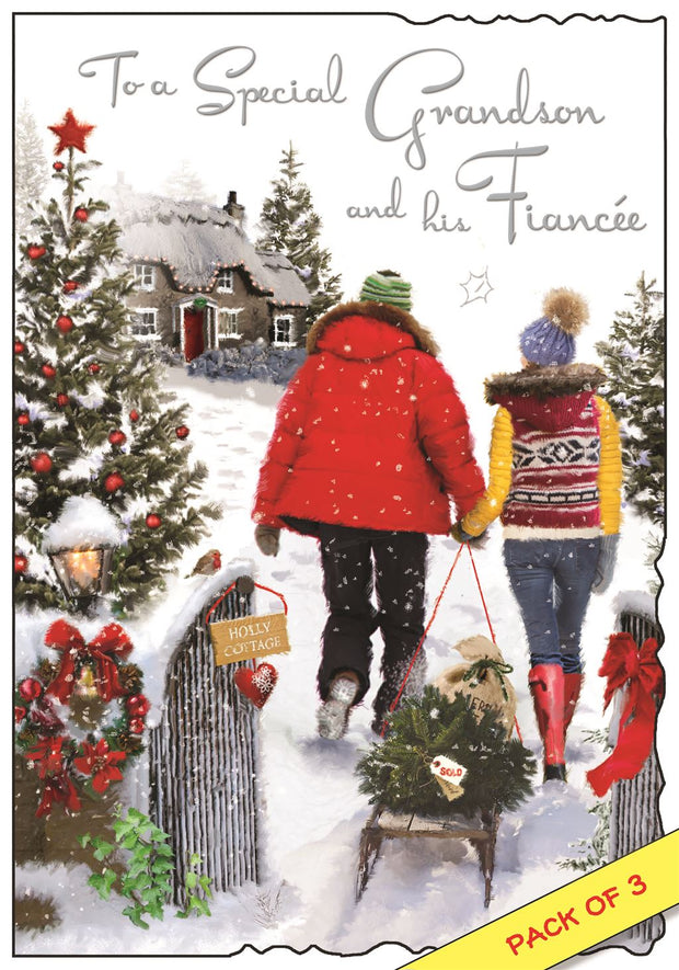 Jonny Javelin Grandson & His Fiancée Christmas Card**
