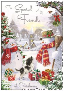 Jonny Javelin Special Friends Christmas Card**