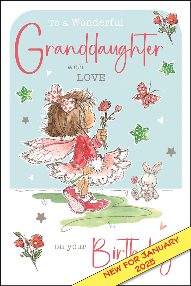 Jonny Javelin Granddaughter Birthday Card*