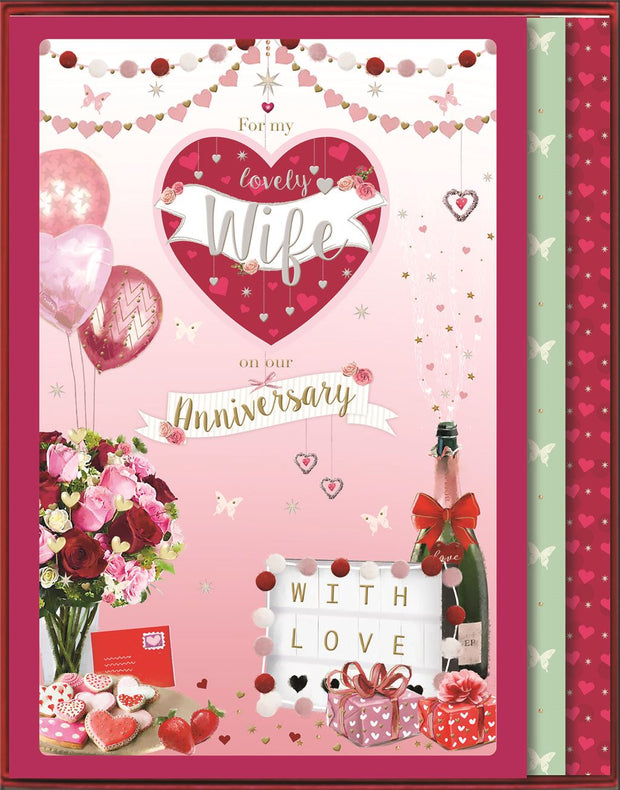 ICG Wife On Our Anniversary Boxed Card*