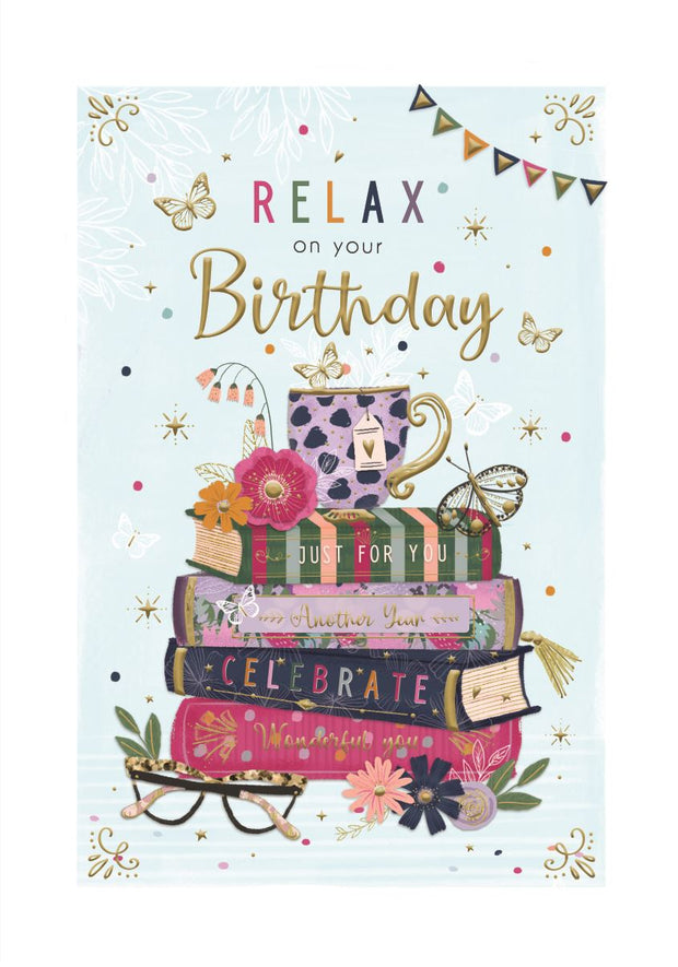 ICG Book Lover Birthday Card*