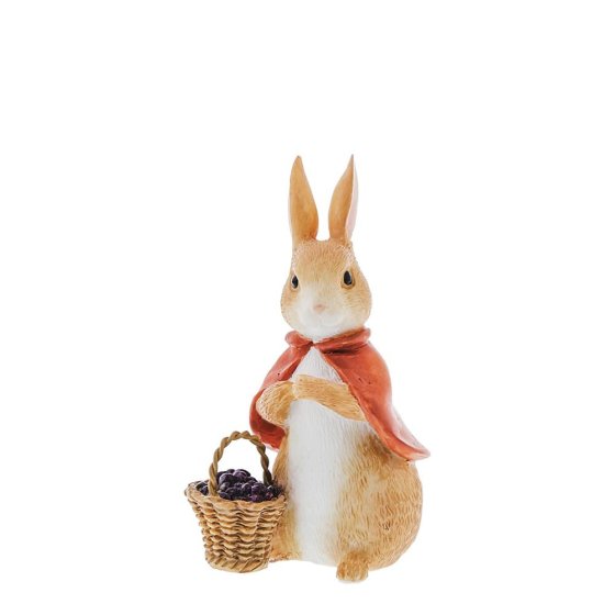 Enesco Beatrix Potter Peter Rabbit Flopsy with Basket of Blackberries Figurine