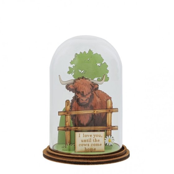 Enesco Kloche Highland Cow Figurine