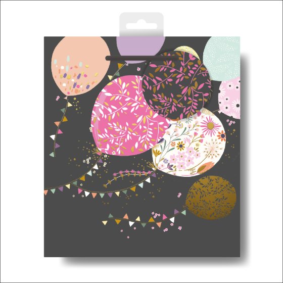 Peach & Prosecco Balloons Medium Bag*