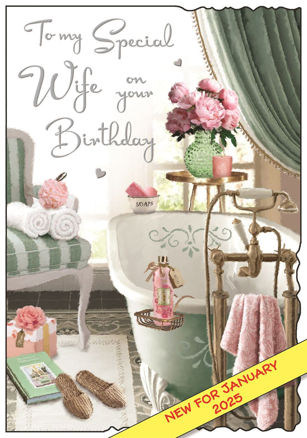 Jonny Javelin Wife Birthday Card*