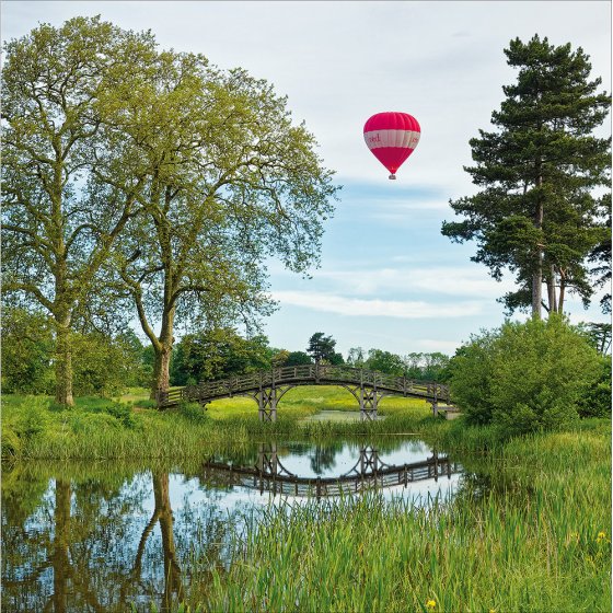 Woodmansterne National Trust, Chinese Bridge at Croome, Blank Card*