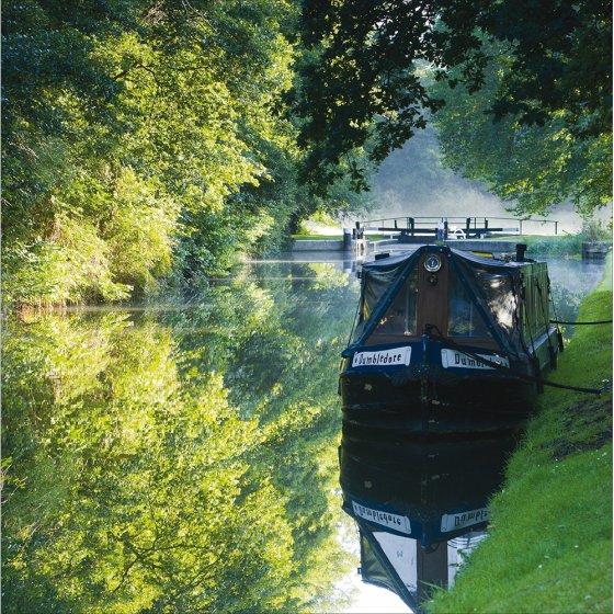 Woodmansterne National Trust, River Wey, Surrey, Blank Card*