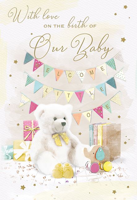 ICG Birth Of Our Baby Card*