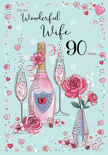 ICG Wife 90th Birthday Card*