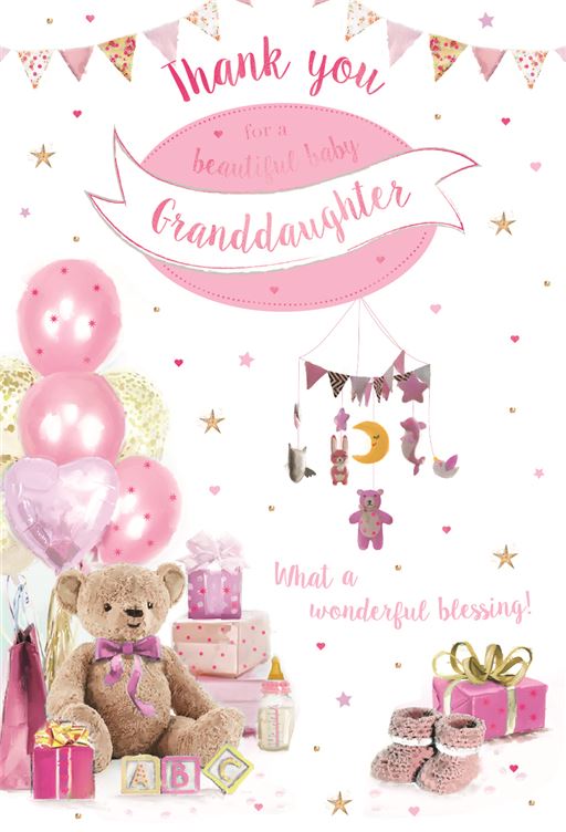 ICG Thank You For a Granddaughter Card