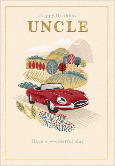 Abacus Uncle Birthday Card*